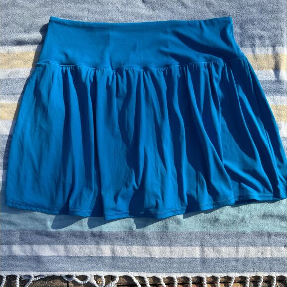 NWT, OFFLINE by Aerie Real Me Bright Blue Tennis Skirt, Sz XL - Picture 2 of 6
